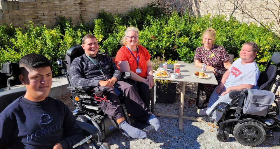 The Prince & Princess of Wales Hospice has developed a pioneering service to support the wellbeing of young adults living with life-limiting conditions and their families as they move from child to adult hospice services.