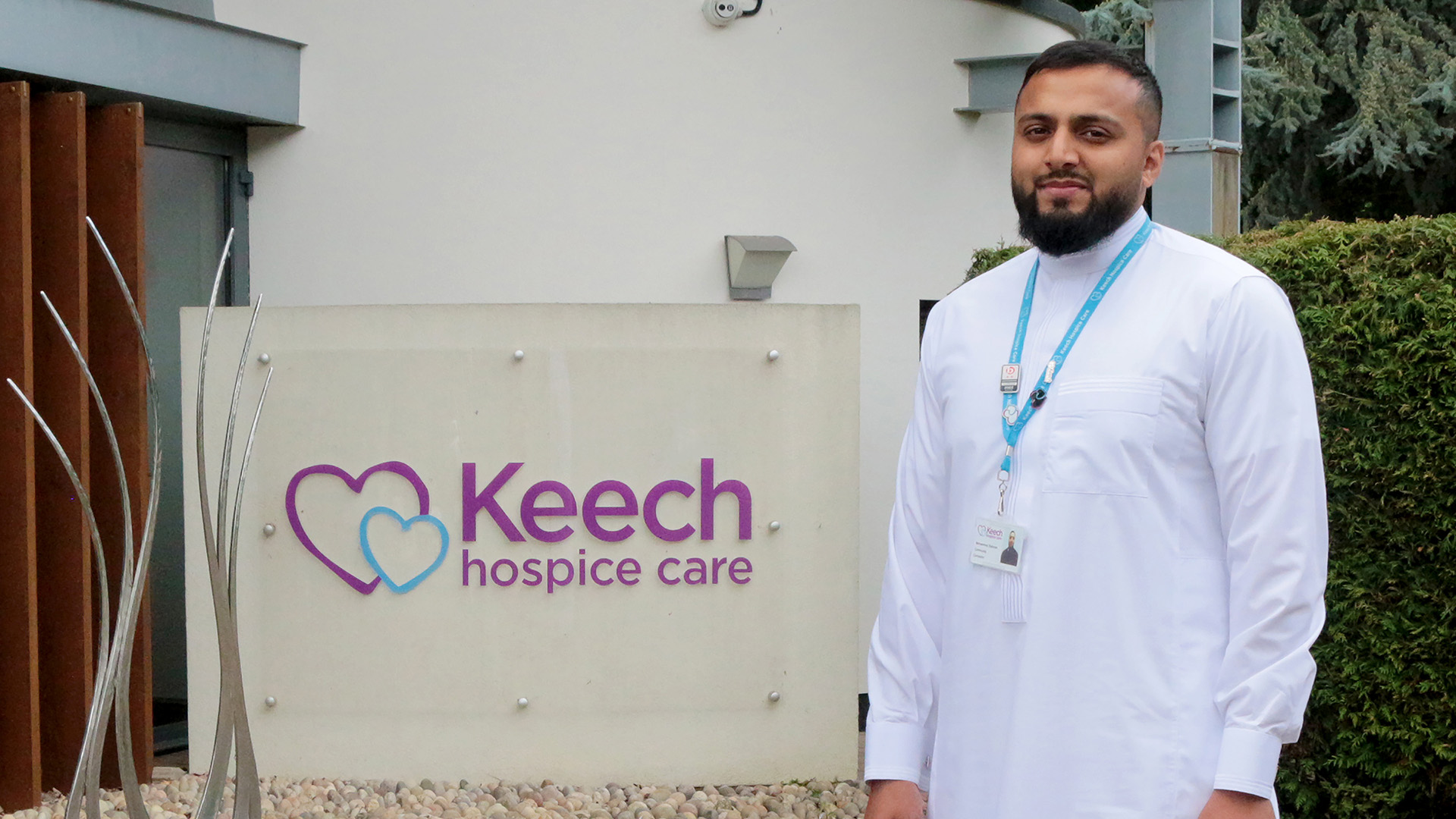 Mohammed Rahman is a Community Connector for Keech Hospice. He’s a man on mission: to destigmatise hospice care in the local South Asian community