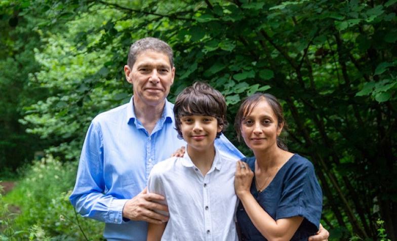 Darren Evans and family