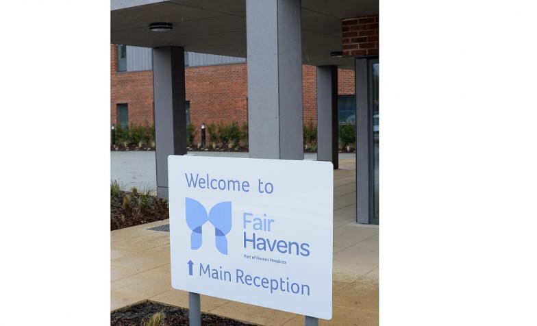 Fair Havens hospice sign