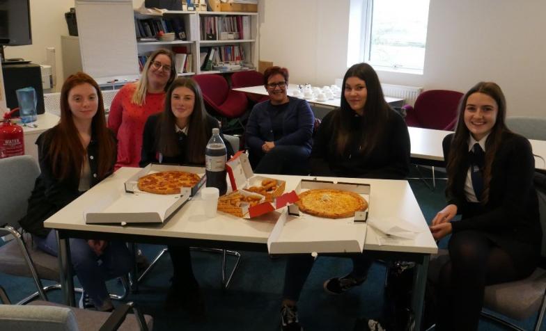 The Girls Group at St Vincent's Hospice in Scotland