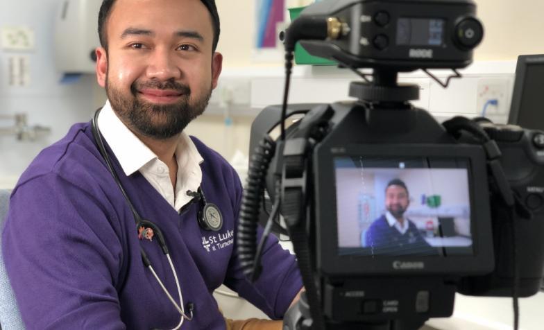 Dr Malik Dinata, a trainee GP 