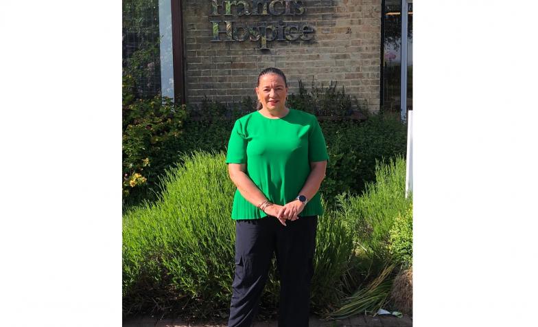 Jules Goodger volunteers on the ward Saint Francis Hospice Essex,