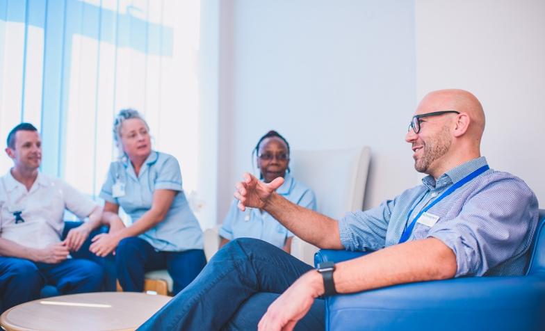 Nigel Dodds and Jan Thirkettle, Consultant Nurses at St Christopher’s Hospice