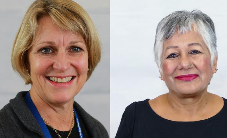 Nita Rogers and Heather Richardson, Trustee and Joint Chief Executive respectively at St Christopher’s Hospice