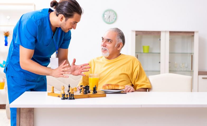 Patient and healthcare worker