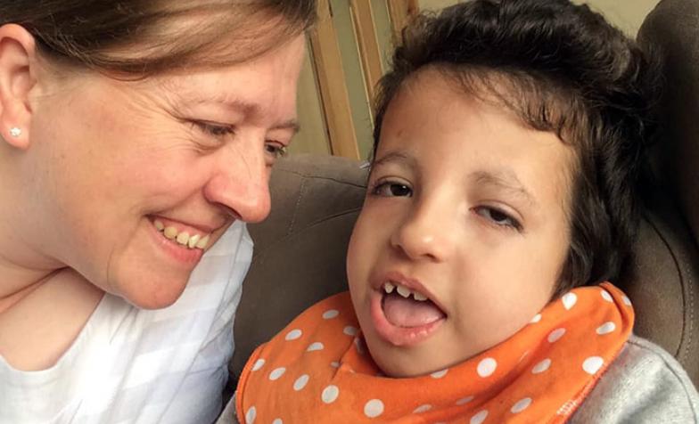 Caroline and Ayla, who have been supported by CHAS