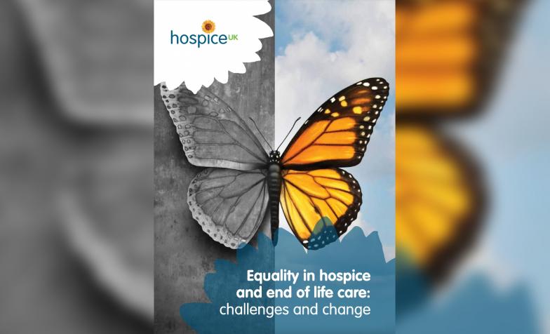 Front cover of the Equality in hospice and end of life care publication