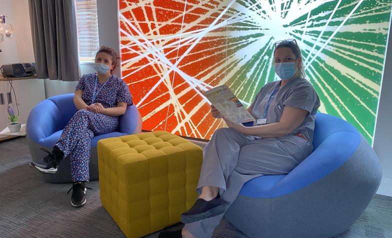 Havens Hospice nurses sitting together