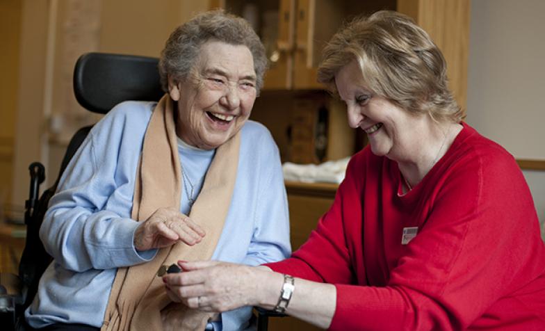 Help and support being given by Saint Michael's Hospice