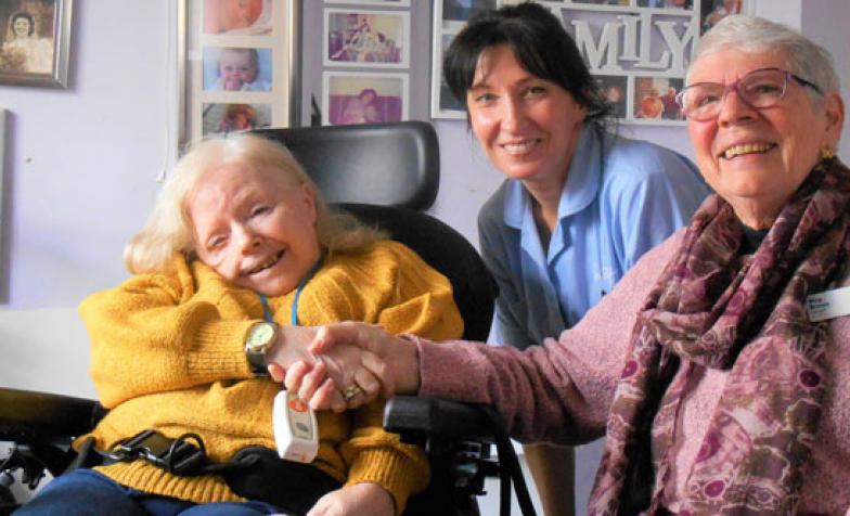 Meg, a volunteer with Sue Ryder in Ipswich