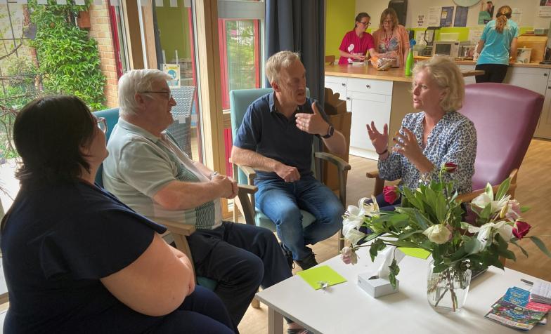 As part of Hospice Care Week, we're helping hospices engage with their local representative, helping them better understand how hospices support people at the end of their lives. Pictured: Vicky Ford MP at Farleigh Hospice