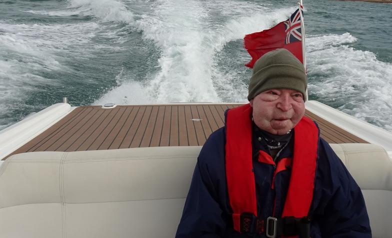 Lymphoedema Awareness Week helps raise awareness about the condition - like Richard, who was helped by Lewis-Manning Hospice to take a trip out on a boat