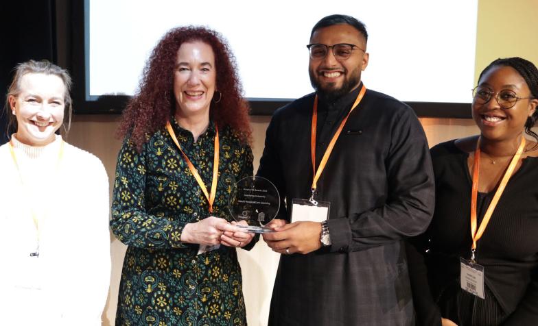 Keech Hospice Care’s learning and community team are the 2024 winners of the Improving Inclusivity Award at the Hospice UK Conference