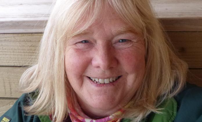 Cath Allwood, who donated her book profits to Hospice UK