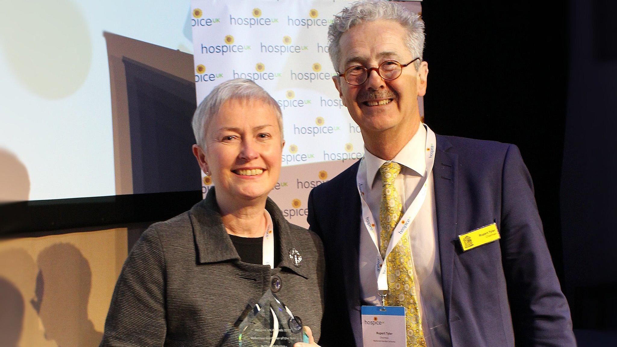 Winner of the Volunteer Gardener of the Year award was from Pilgrims Hospice, Thanet: Arthur Walkiden (Posthumous)