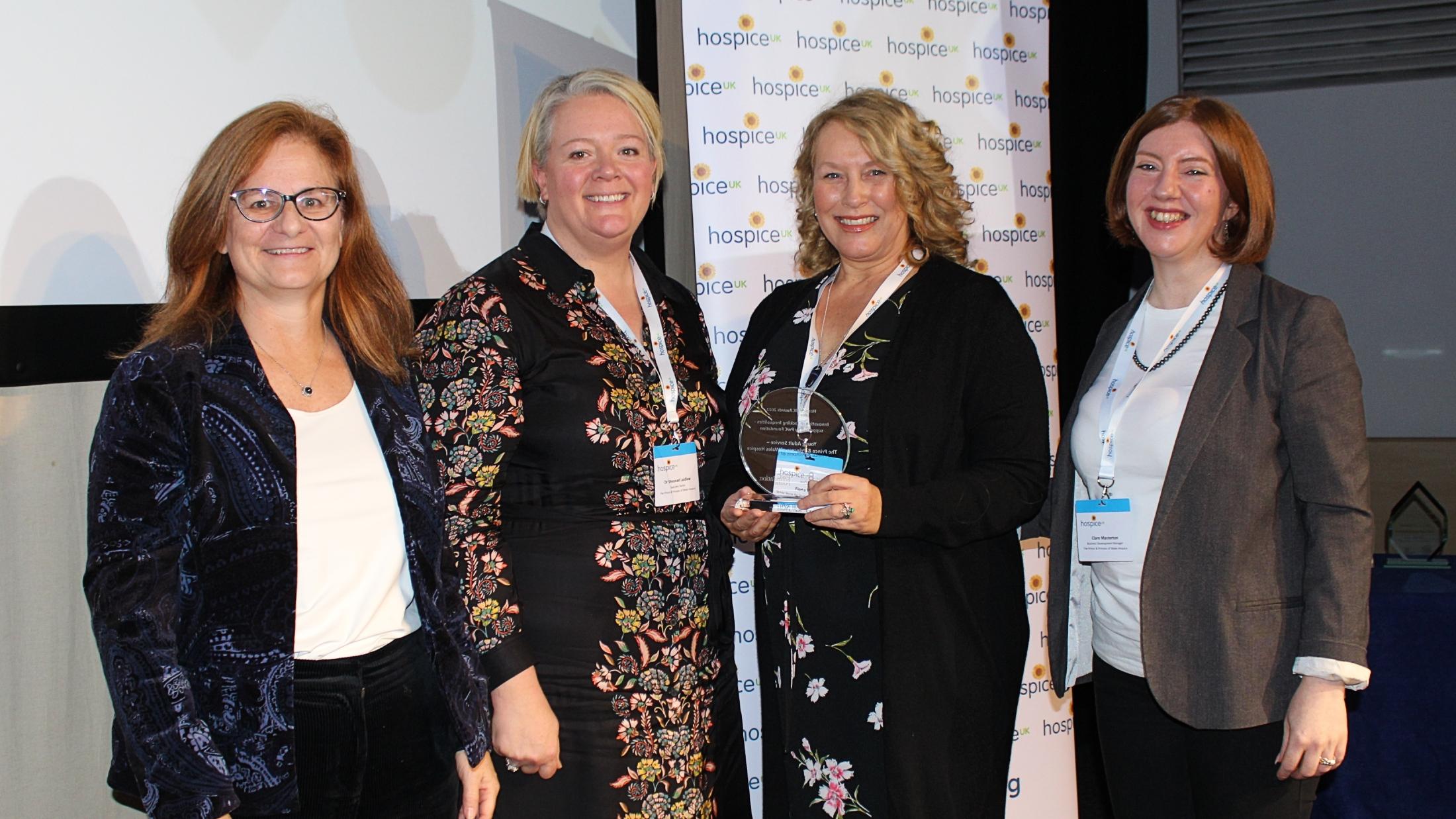 The winner of the 2022 Tackling Inequalities Award, supported by PwC Foundation, was Prince and Princess of Wales Hospice, Glasgow: Young Adult Service
