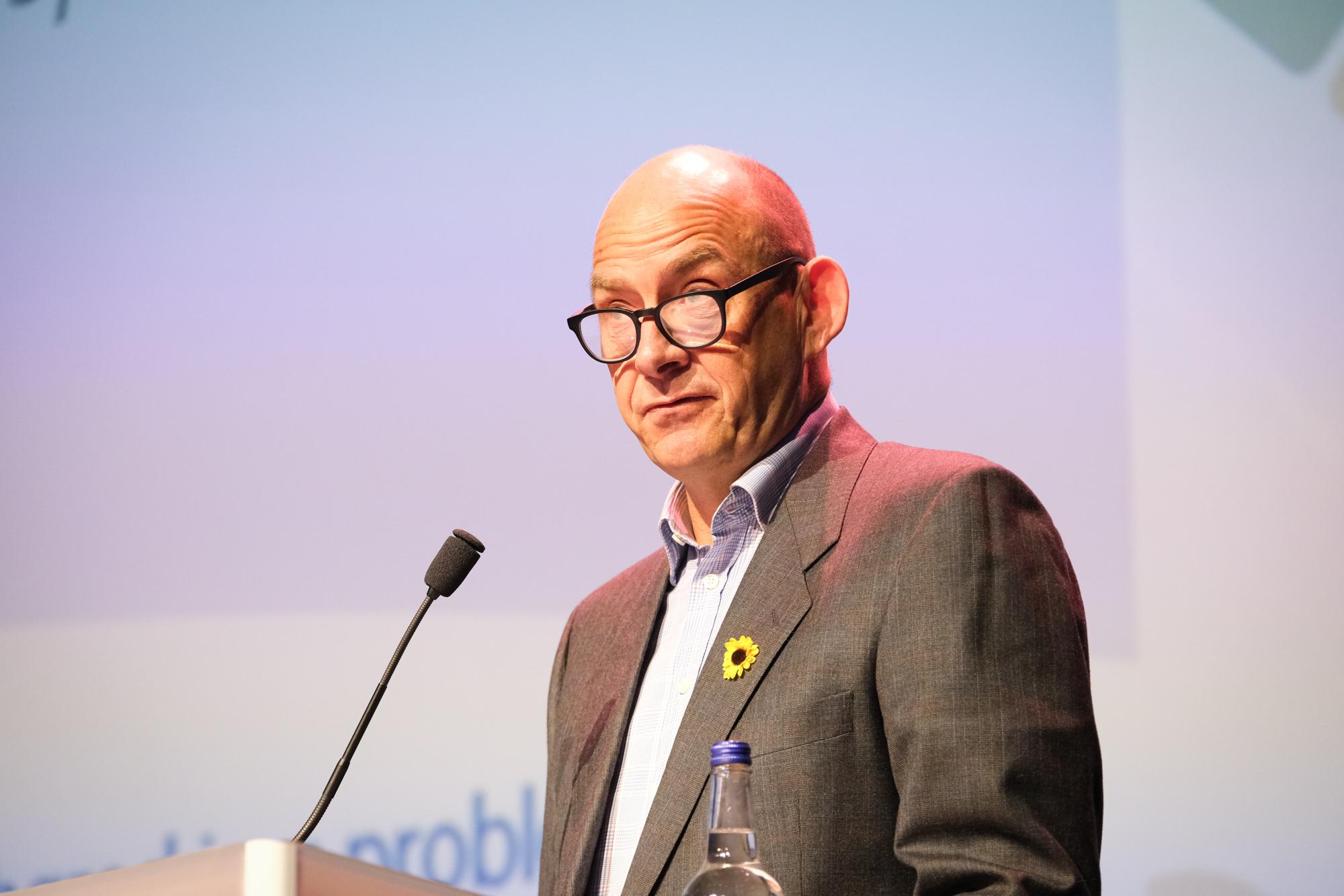 Toby Porter at the Hospice UK national conference 2022