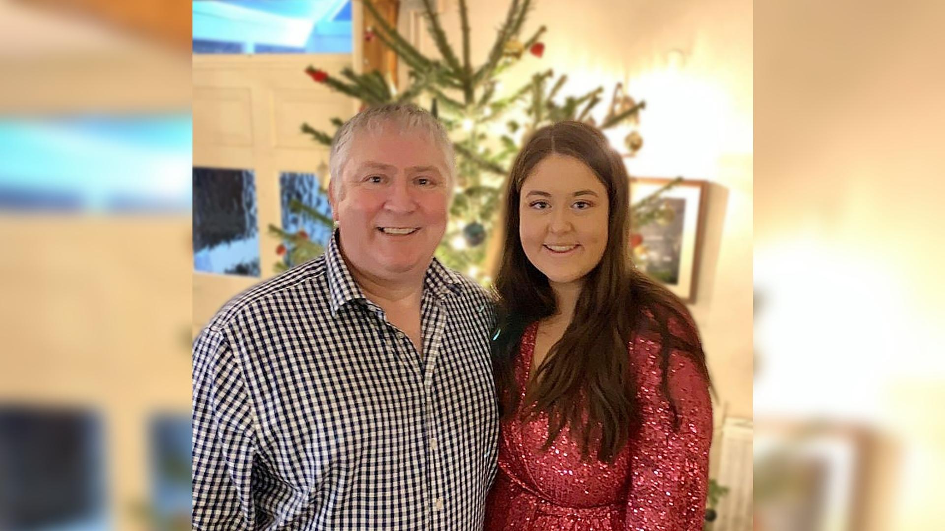 John with his daughter Amy