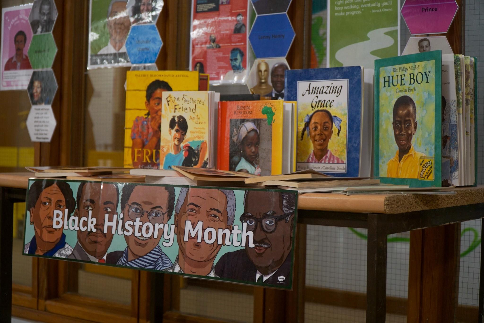 Acorns Hospice's BHM display