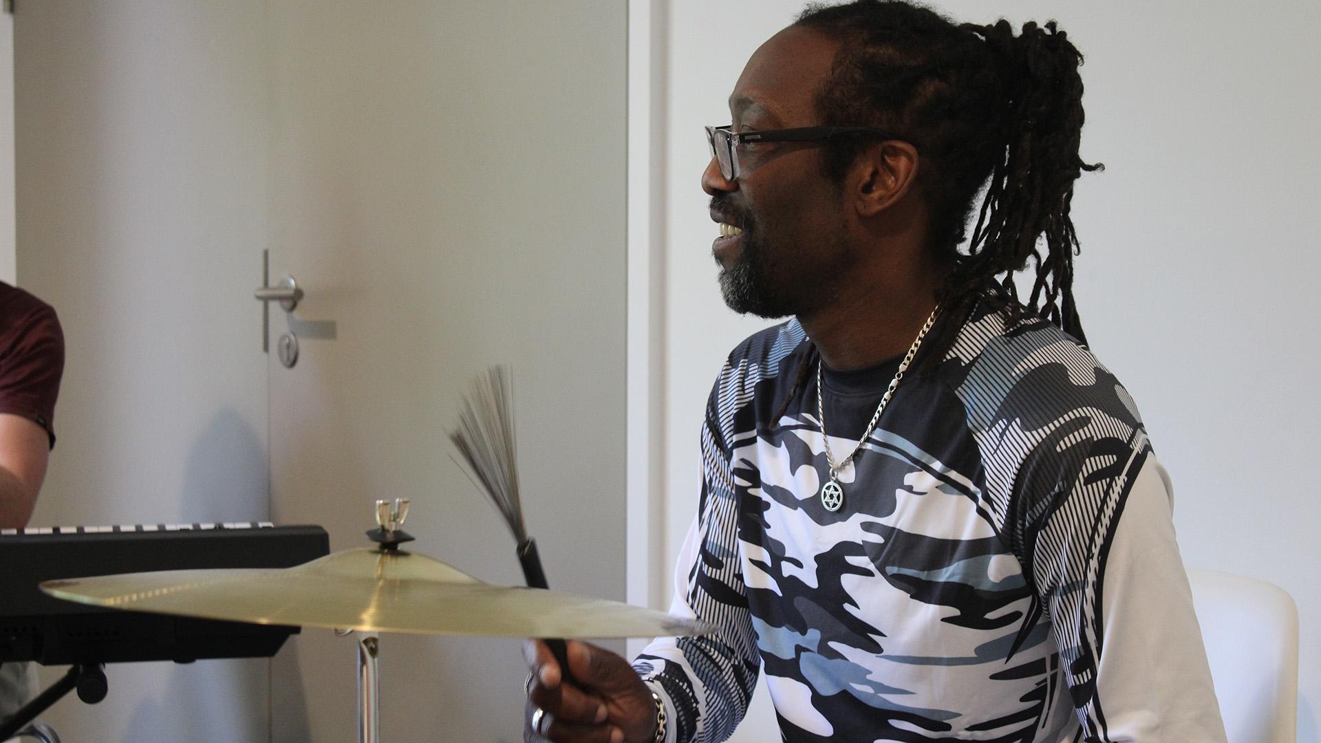 Barry, who lives with COPD Emphysema, explains how North London Hospice's music therapy and breathlessness and fatigue groups have helped him realise that life is still there for living.