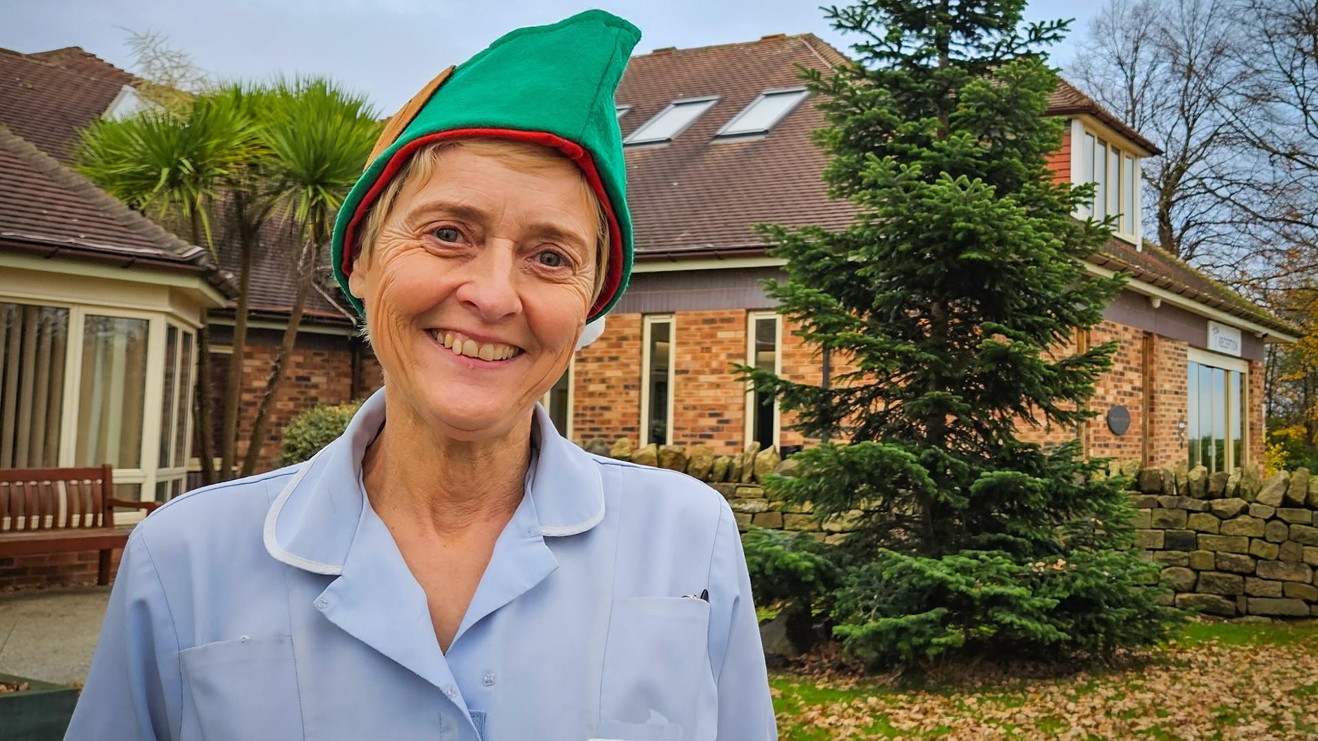 Annemarie says that even over Christmas, her job at the hospice is a 24 hour service