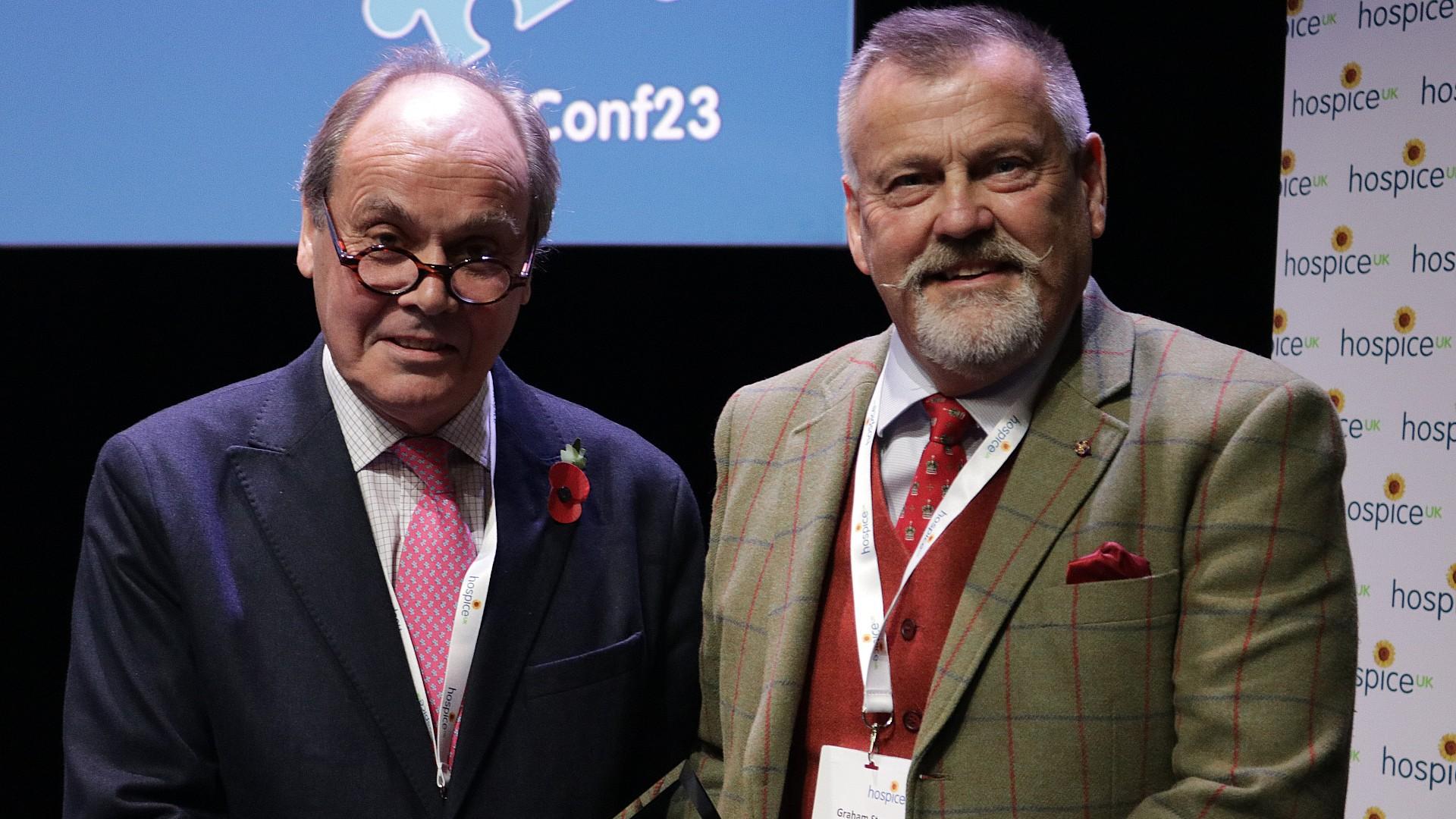 Graham Stone, Thames Hospice, was the winner of the 2023 Volunteer Gardener of the Year award