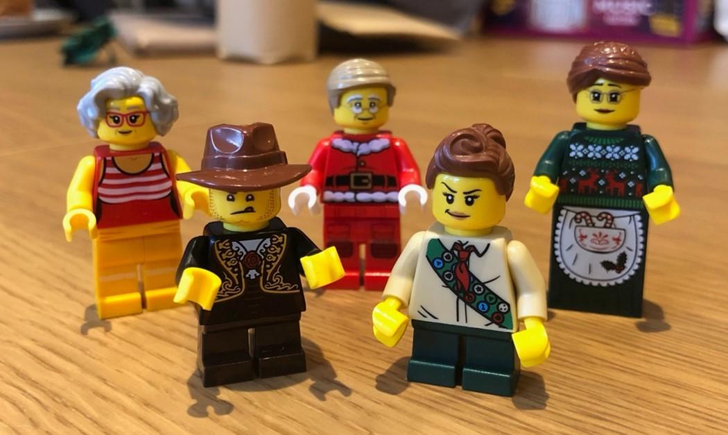 Lego figures to remember iconic family times