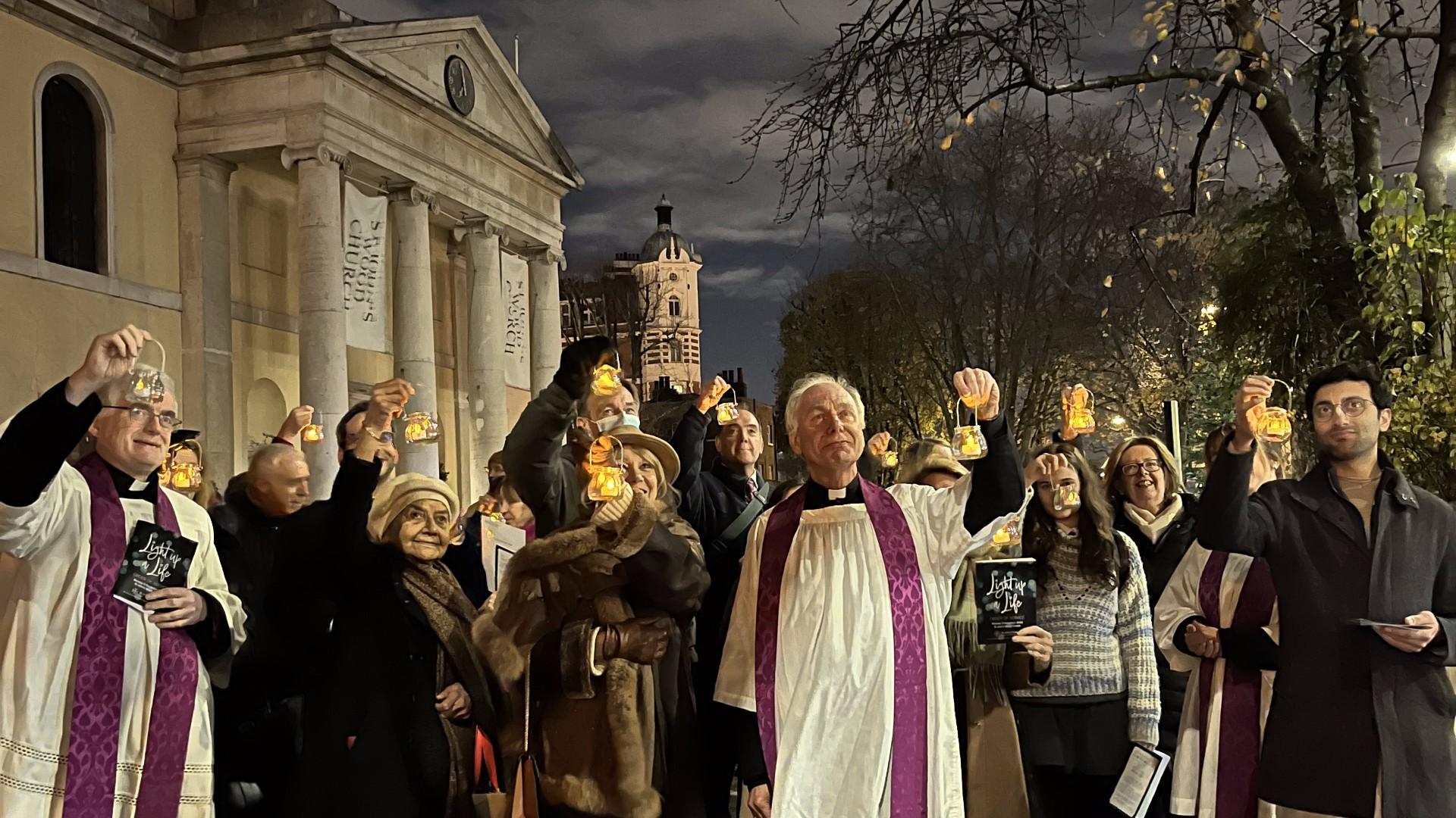 St John's Hospice's Light up a Life service helps to make holidays special for families