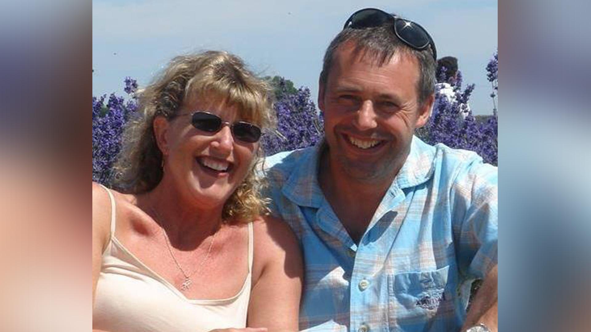 Hazel and Alan, soon after meeting in 2006. He was later diagnosed with Motor Neurone Disease (MND)