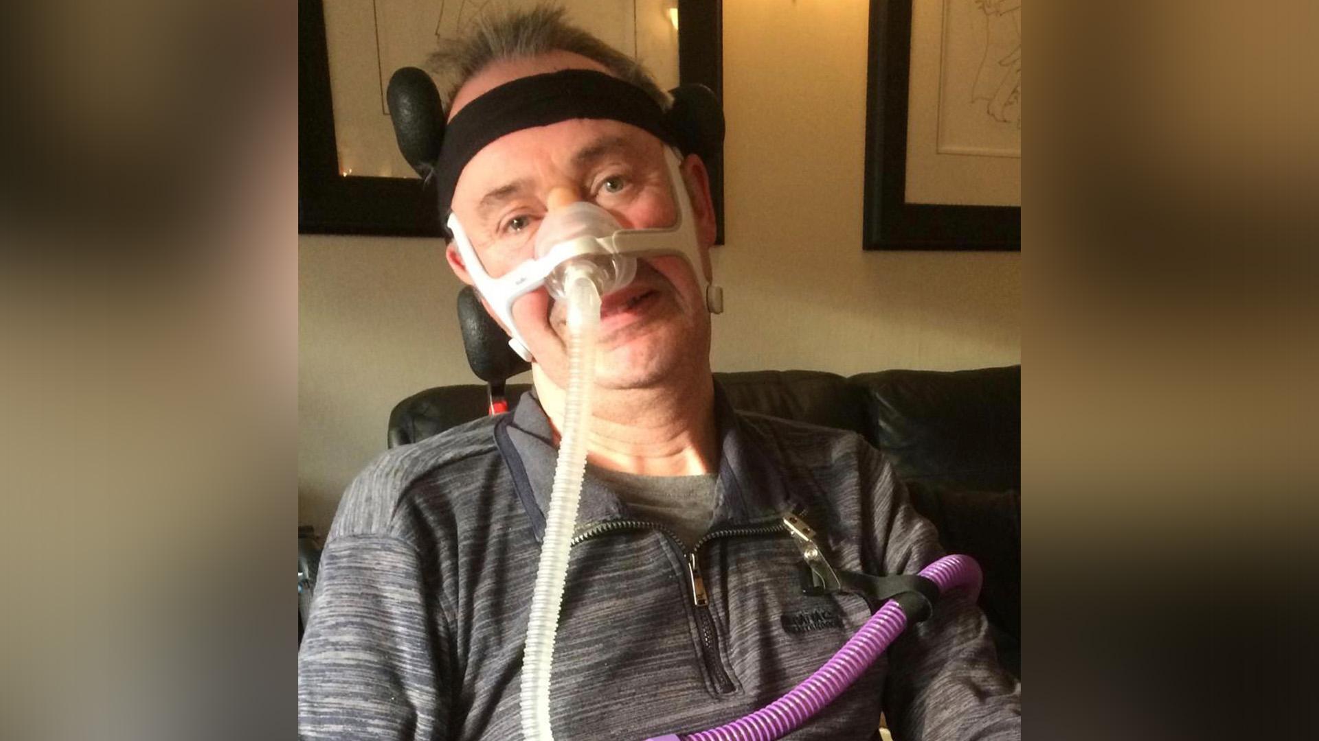 Alan needed constant caring due to his diagnosis of Motor Neurone Disease (MND)