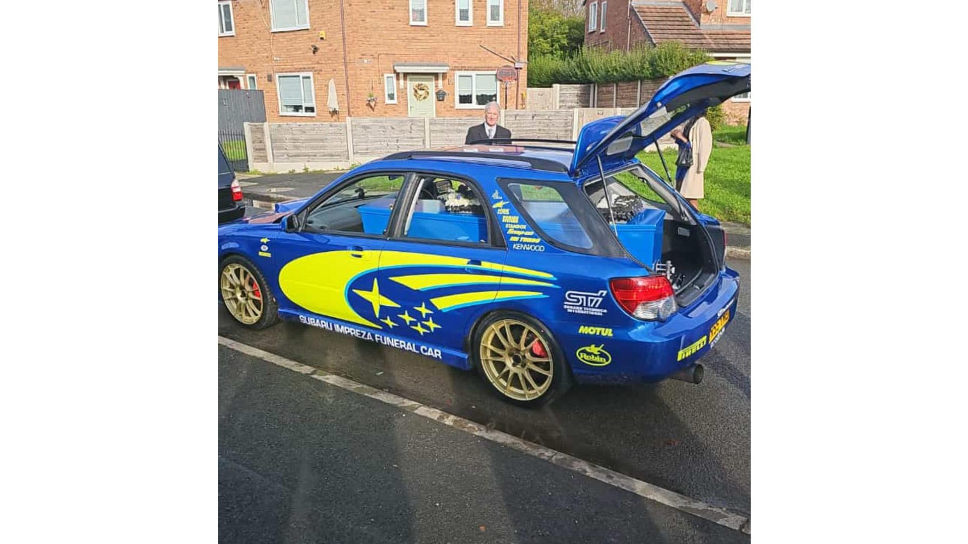 Anthony's Subaru hearse