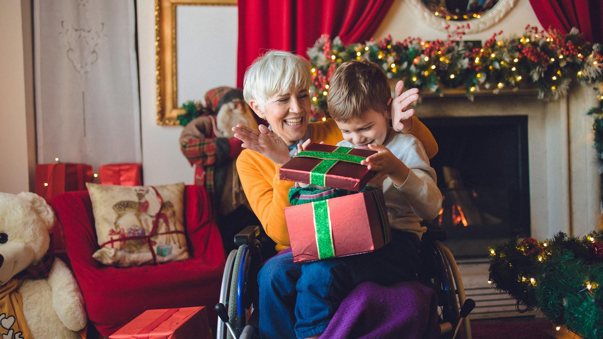 The patient was determined to celebrate Christmas at the hospice with her family