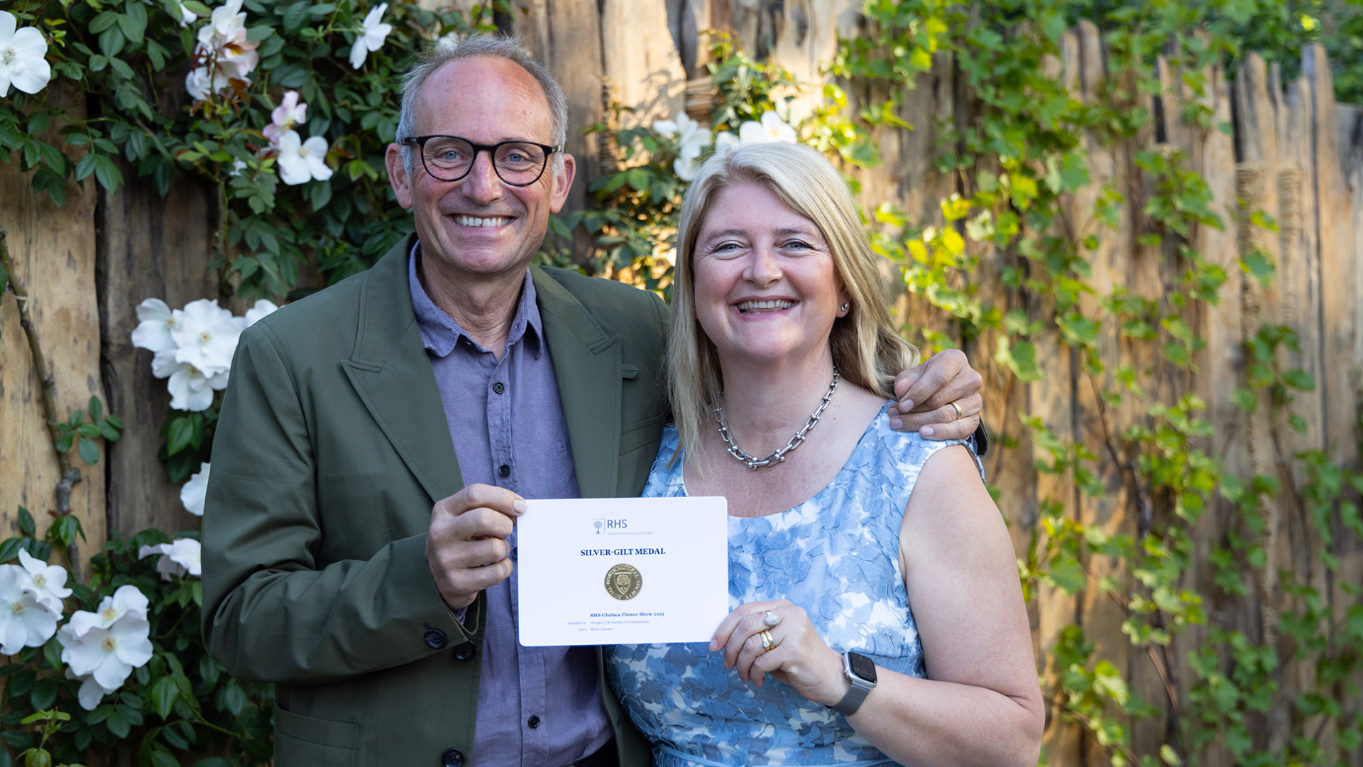 Hospice UK wins silver gilt award at RHS Chelsea Flower Show