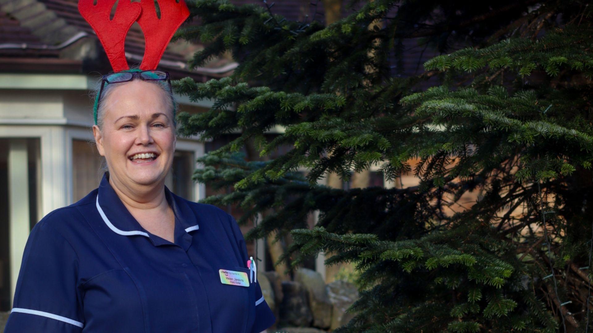 Christmas is Helen's favourite time of year to be working at Wakefield Hospice