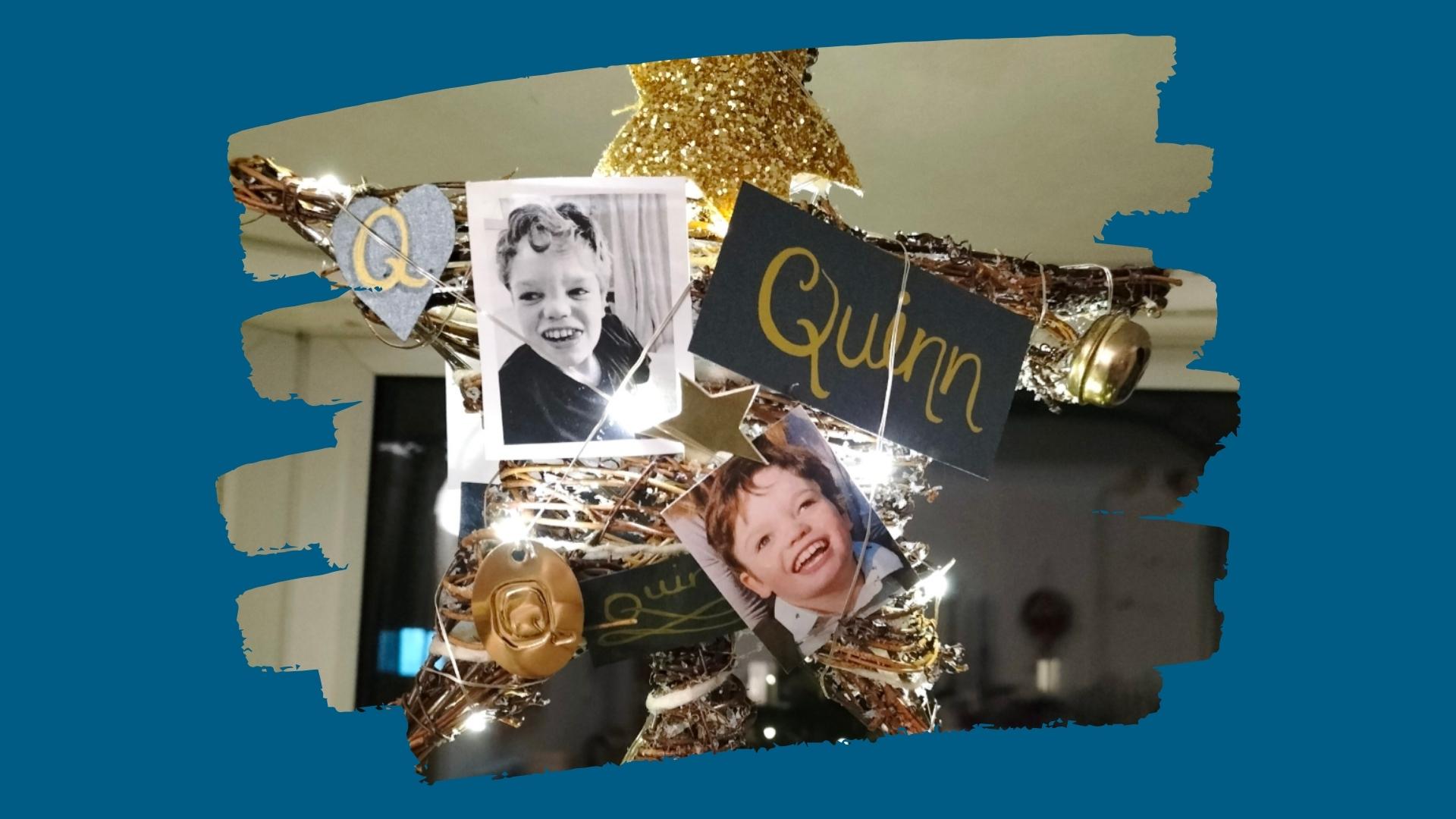 Lydia will be remembering her son, Quinn, this Christmas