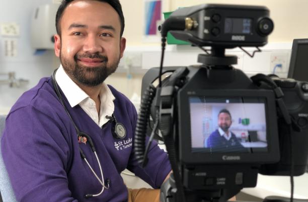 Dr Malik Dinata, a trainee GP 