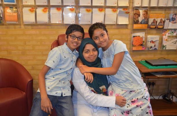Nasreen and family