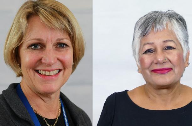 Nita Rogers and Heather Richardson, Trustee and Joint Chief Executive respectively at St Christopher’s Hospice