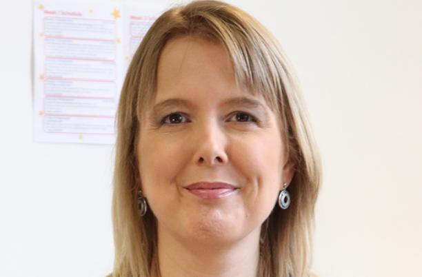 Tracey Bleakley, CEO of Hospice UK, landscape headshot