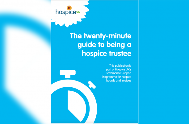 Front cover of the 20 minute guide to being a trustee