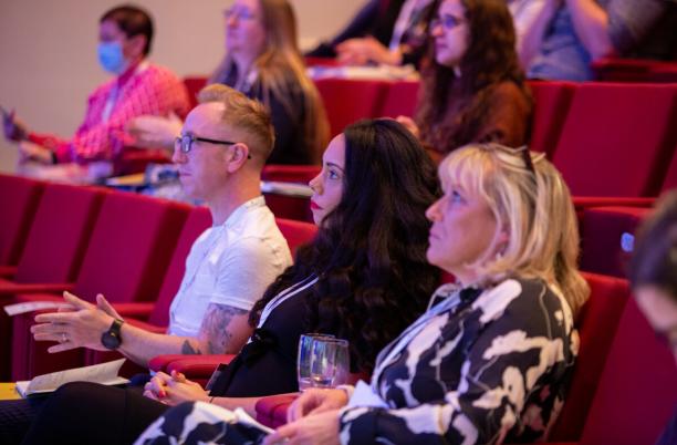 People at a conference