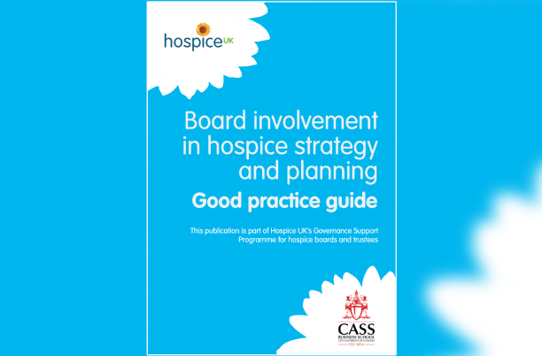 Front cover of the Board involvement good practice guide