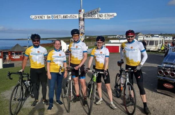 Hospice UK cycling team 2019