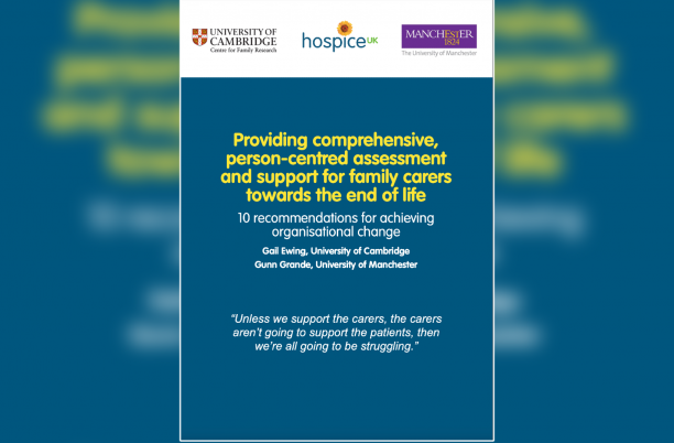 Front cover of the Carers Report