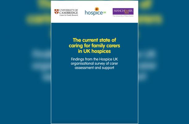 Front cover of the Current state of hospice care report