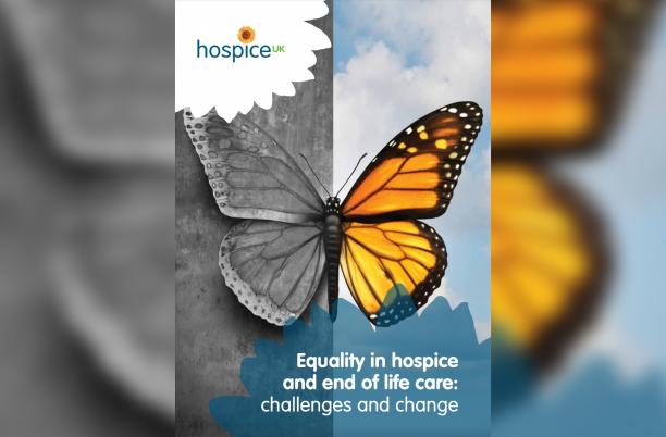 Front cover of the Equality in hospice and end of life care publication