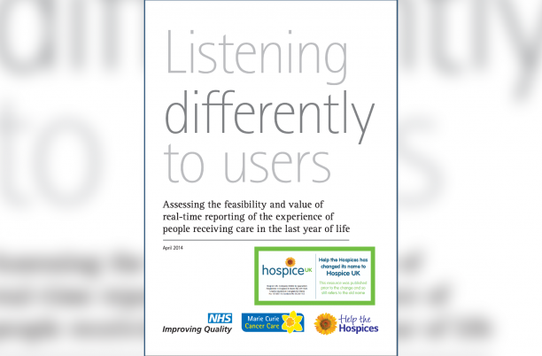 Front cover of the Listening differently report