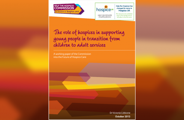 Front cover of the hospices transition report