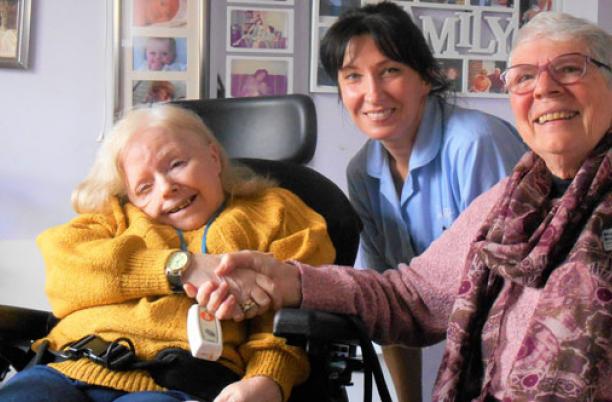 Meg, a volunteer with Sue Ryder in Ipswich